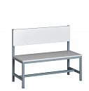 Clothes bench with backrest