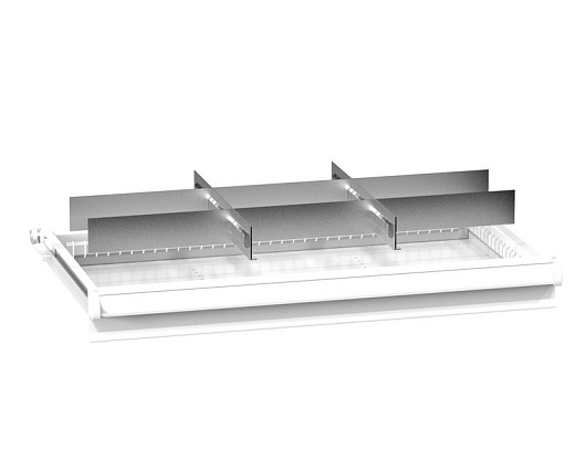 Set of metallic drawer partitions ZP (36x19D) 361922
